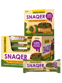 SNAQ FABRIQ Glazed bar Pistachio & Kunafa box 12 pc