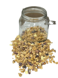 Homemade Granola with White Chocolate
