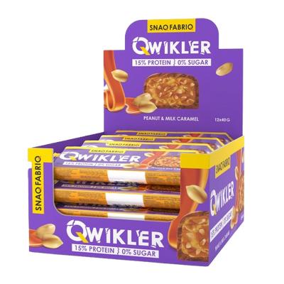 SNAQ FABRIQ Peanut and Milk Caramel box 12 pcs