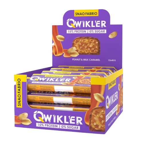 SNAQ FABRIQ Peanut and Milk Caramel box 12 pcs