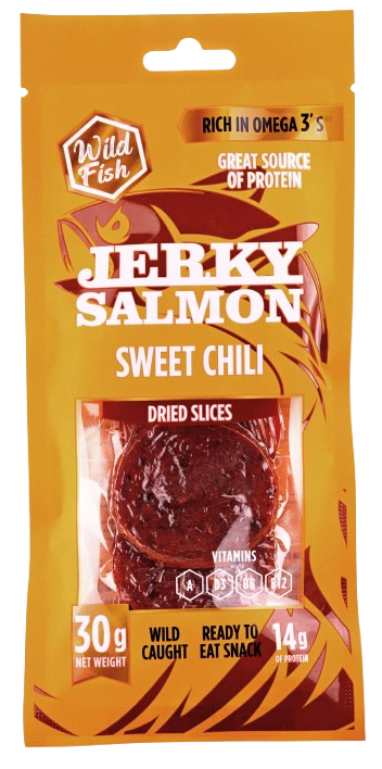 Pink Salmon Dried Slices Sweet Chili