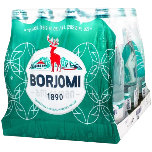 Borjomi Natural Mineral Water box 500ml x 12 pcs