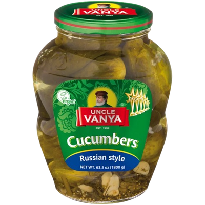 Uncle Vanya Marinated Cucumbers "Russian Style" ~1800 g