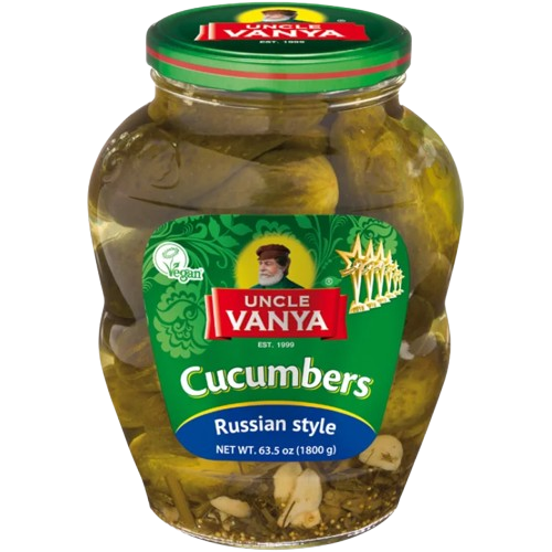 Uncle Vanya Marinated Cucumbers "Russian Style" ~1800 g