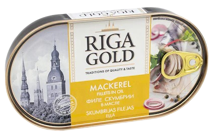 RIGA GOLD MACKEREL FILLET IN OIL