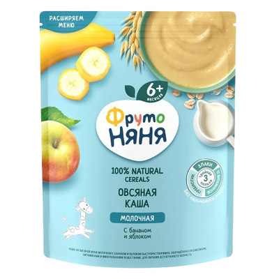 Fruto Nanny Oatmeal Milk Porridge Banana & Apple