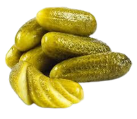 Homemade Pickled Cucumbers From a Barrel
