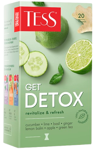 Tess Herbal tea Get Detox Revitalize & Refresh