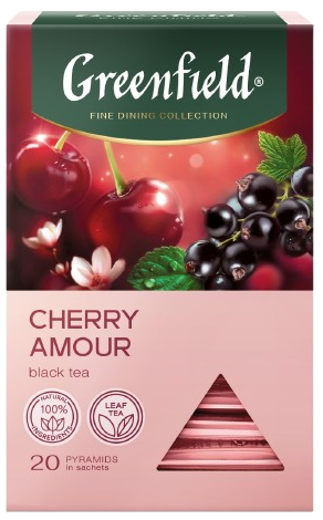 Greenfield Black tea Cherry Amour