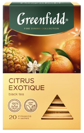 Greenfield Black tea Citrus Exotique