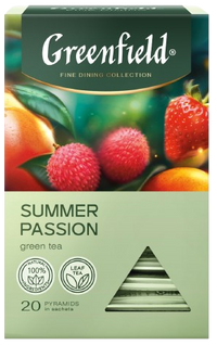 Greenfield Green Tea Summer Passion