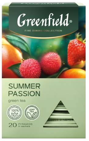 Greenfield Green Tea Summer Passion