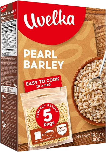 UVELKA Pearl Barley in Bags