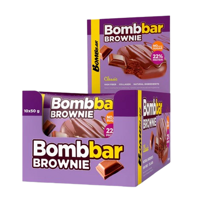 BOMBBAR Glazed cookies "Classic Brownie" box 10 pcs