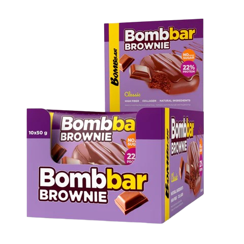 BOMBBAR Glazed cookies "Classic Brownie" box 10 pcs