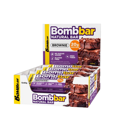 BOMBBAR Protein Bar Brownie 12 pc