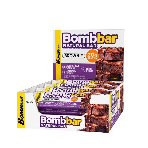 BOMBBAR Protein Bar Brownie 12 pc