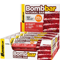 BOMBBAR Protein Bar Red Velvet 12 pc
