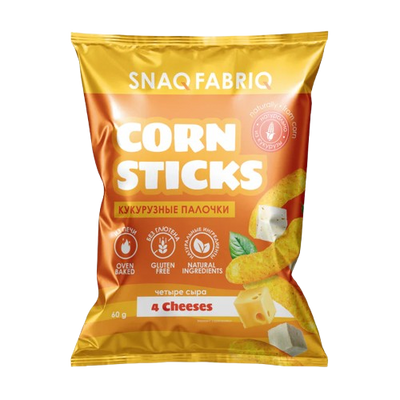 SNAQ FABRIQ Whole Grain Sticks "Four Cheeses"