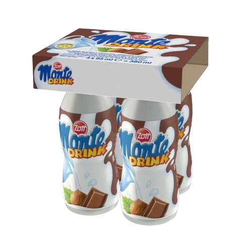 Zott Monte Milk Drink With Choco and Hazelnut