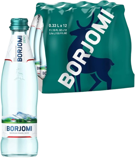 Borjomi Natural Mineral Water box 330ml x 12 pcs