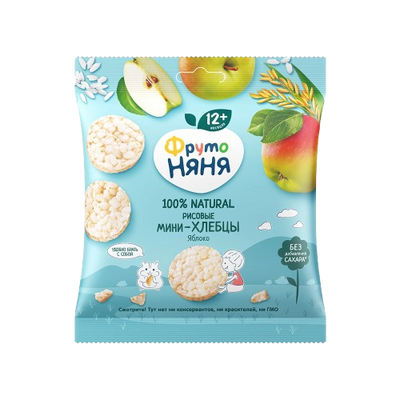 Fruto Nanny Rice Cakes Apple