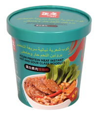 Vegan Protein Meat Instant Hot and Sour Glass Noodles