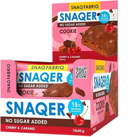 SNAQER Protein Cookie With cherry and caramel box 10 pcs