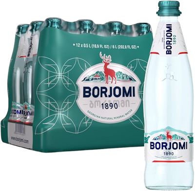 Borjomi Natural Mineral Water box 500ml x 12 pcs