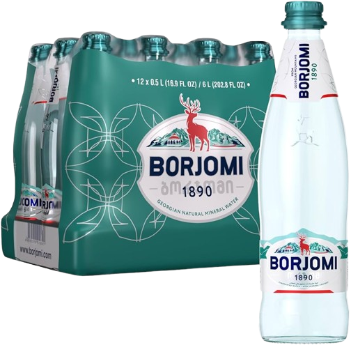 Borjomi Natural Mineral Water box 500ml x 12 pcs
