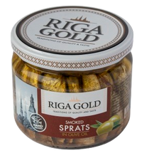 RIGA GOLD SMOKED SPRATS IN OLIVE OIL