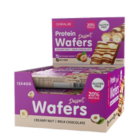 Chikalab Protein Wafers Creamy nut dessert box 12 pcs