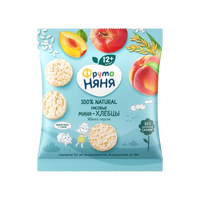 Fruto Nanny Rice Cakes Apple Peach