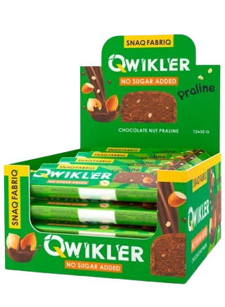 SNAQ FABRIQ Chocolate Nut Praline box 12 pcs