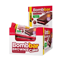 BOMBBAR Brownie Cake Cherry 12 pc