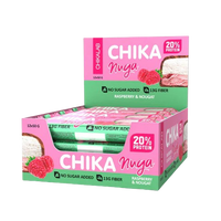 CHIKALAB Glazed Bar Nougat with Raspberry box 12 pc