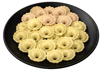 Homemade  Colored Baby Pelmeni with Chicken  (Frozen)