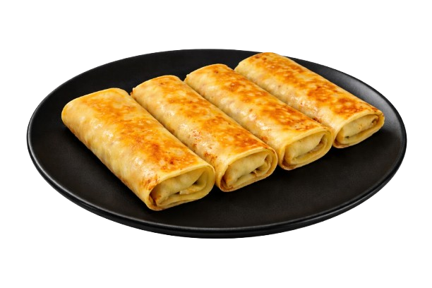 Blini with Potato and mushrooms