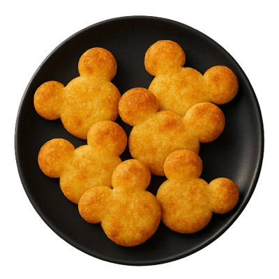 Homemade Ricotta Syrniki  Micky Mouse