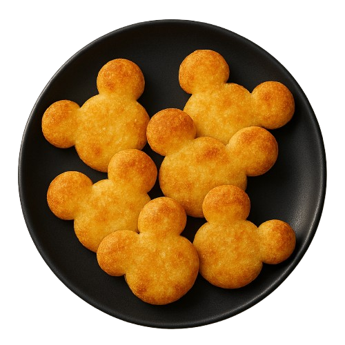 Homemade Ricotta Syrniki  Micky Mouse