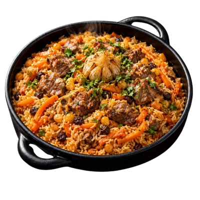 Pot of Beef Smarkand Plov ~1000 g