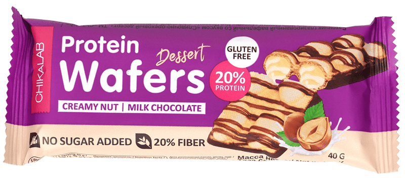 Chikalab Protein Wafers Creamy nut dessert