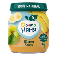 Fruto Nanny Fruit Puree Apple & Banana Jar