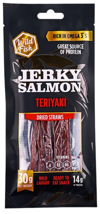 Pink Salmon Dried Straws Teriyaki