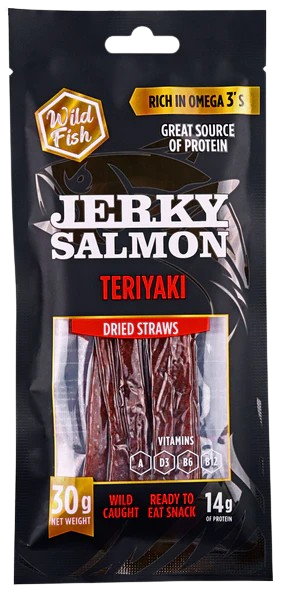 Pink Salmon Dried Straws Teriyaki