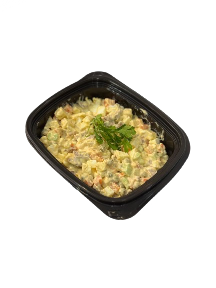 Salat "Stolichny" with Beef Tongue