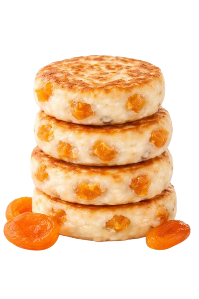 Syrniki with Dried Apricot (Frozen)