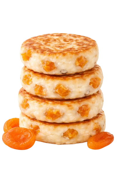 Syrniki with Dried Apricot (Frozen)