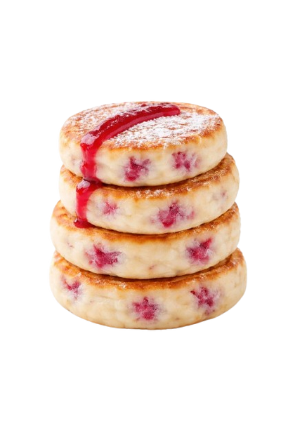 Syrniki with Raspberry(Frozen)