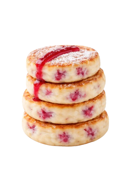 Syrniki with Raspberry(Frozen)